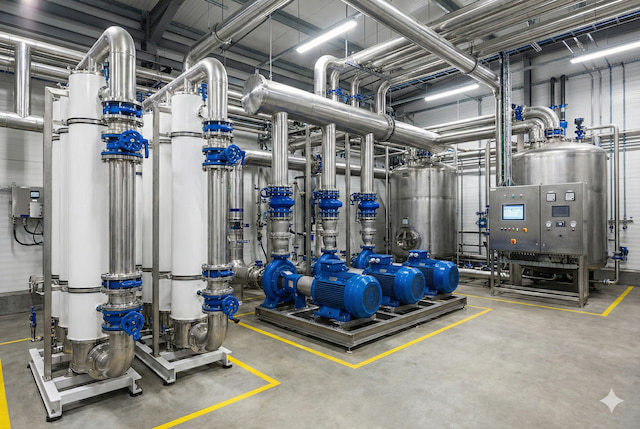 תשתית מים לתעשיה